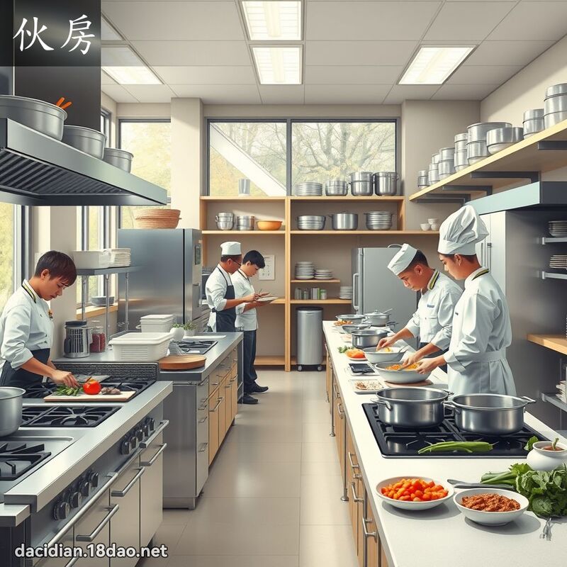伙房 - 国语大辞典配图