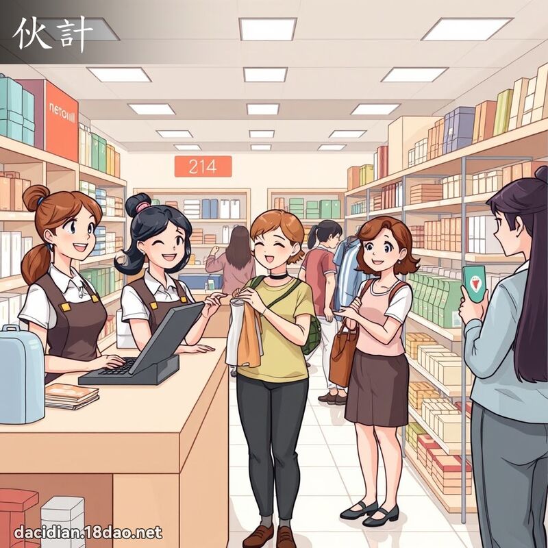 伙计 - 国语大辞典配图