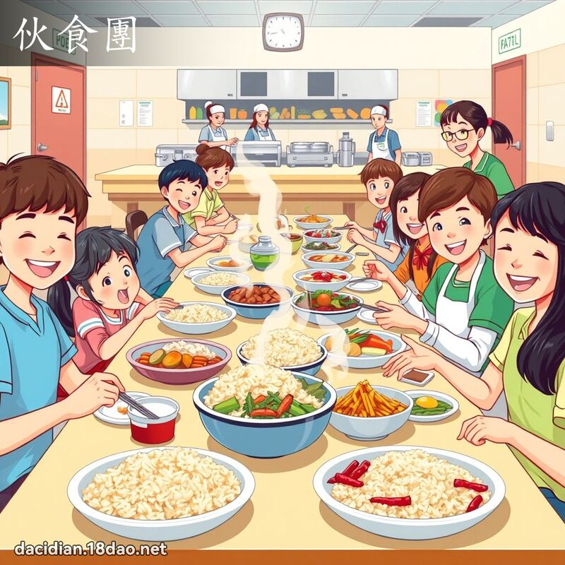 伙食团 - 国语大辞典配图