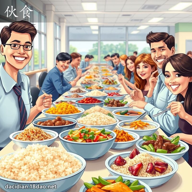 伙食 - 國語大辭典配圖