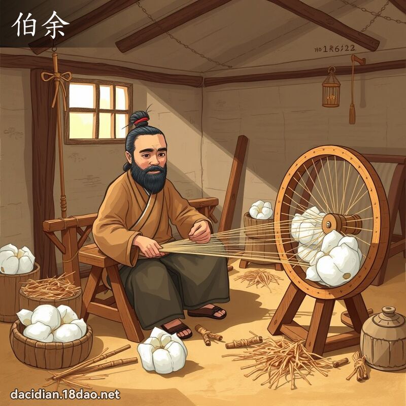 伯余 - 国语大辞典配图