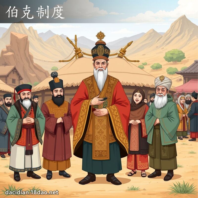 伯克制度 - 國語大辭典配圖