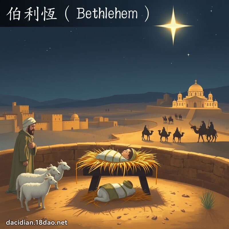 伯利恆（Bethlehem） - 國語大辭典配圖