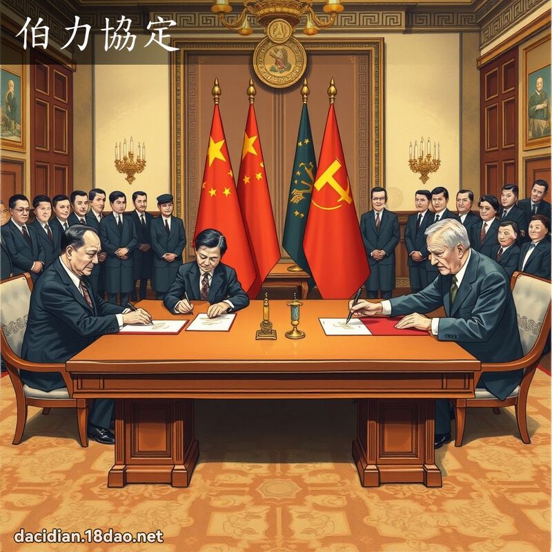伯力協定 - 國語大辭典配圖