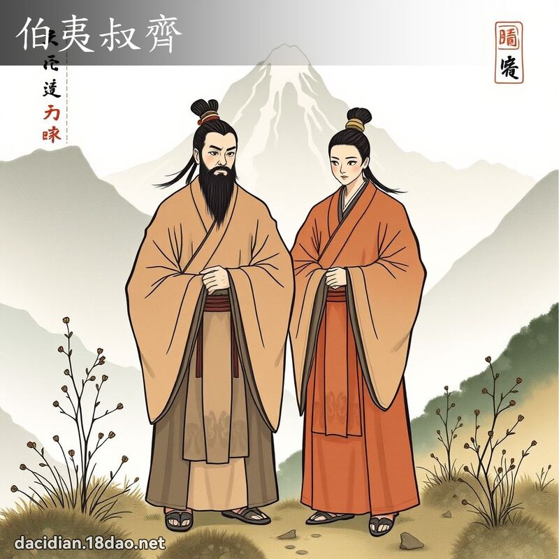 伯夷叔齐 - 国语大辞典配图