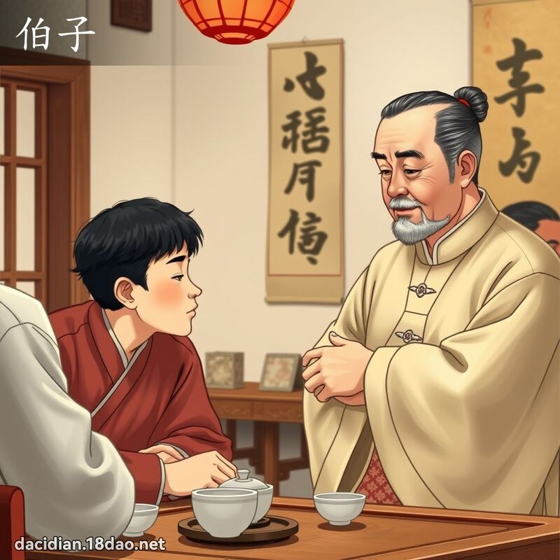伯子 - 國語大辭典配圖