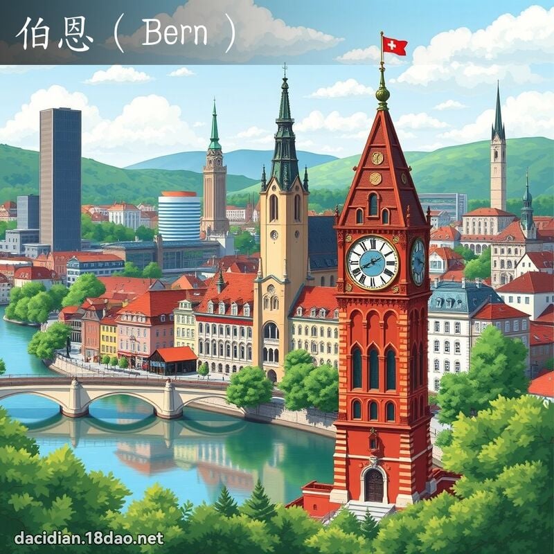 伯恩（Bern） - 國語大辭典配圖