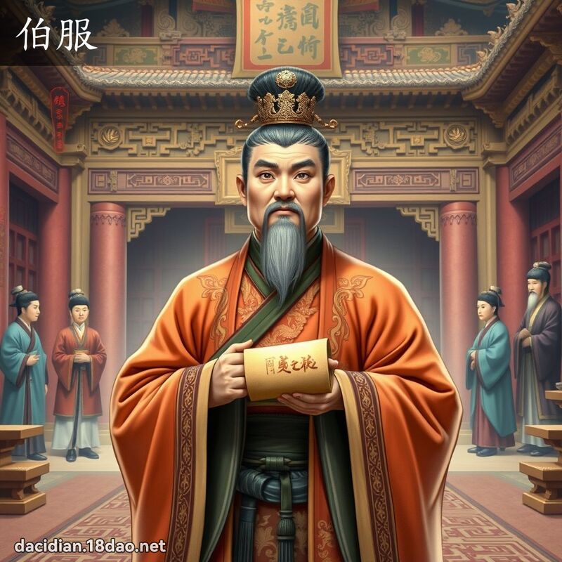 伯服 - 國語大辭典配圖