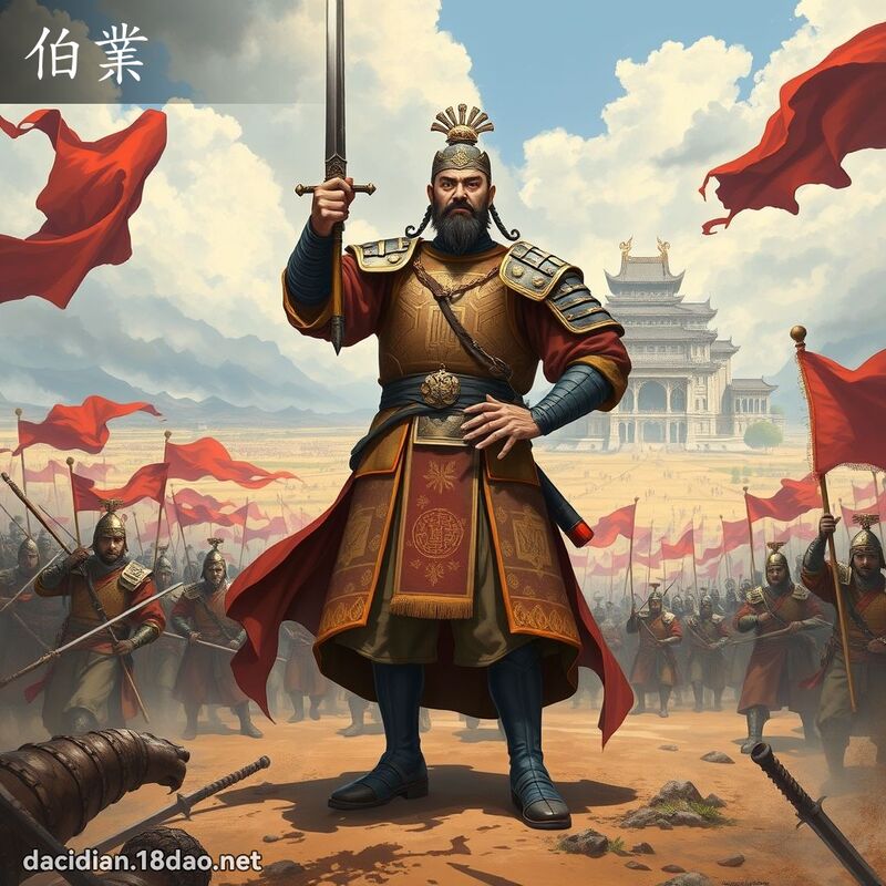 伯业 - 国语大辞典配图