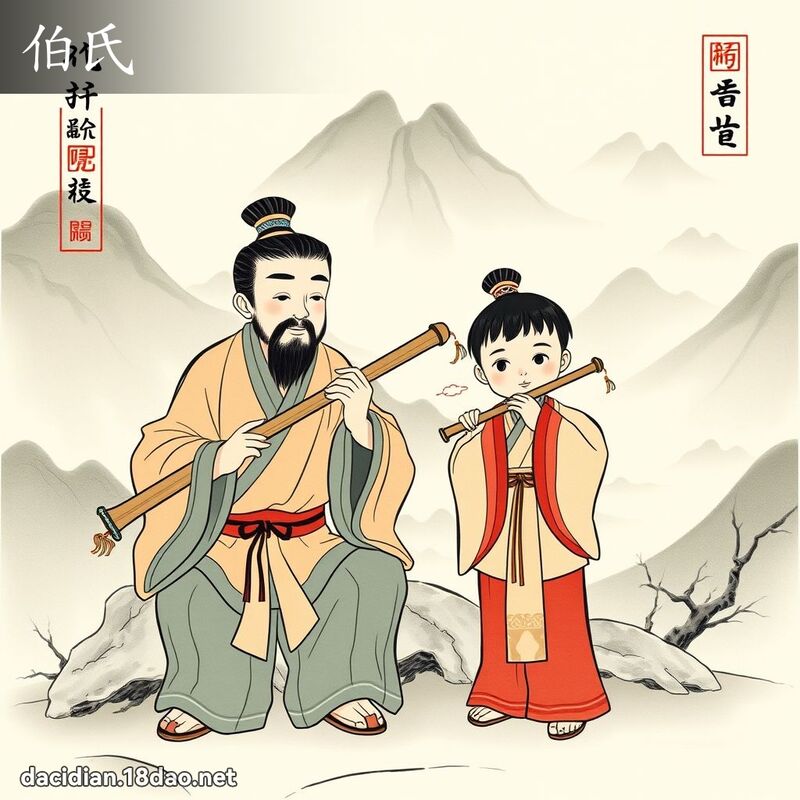 伯氏 - 国语大辞典配图