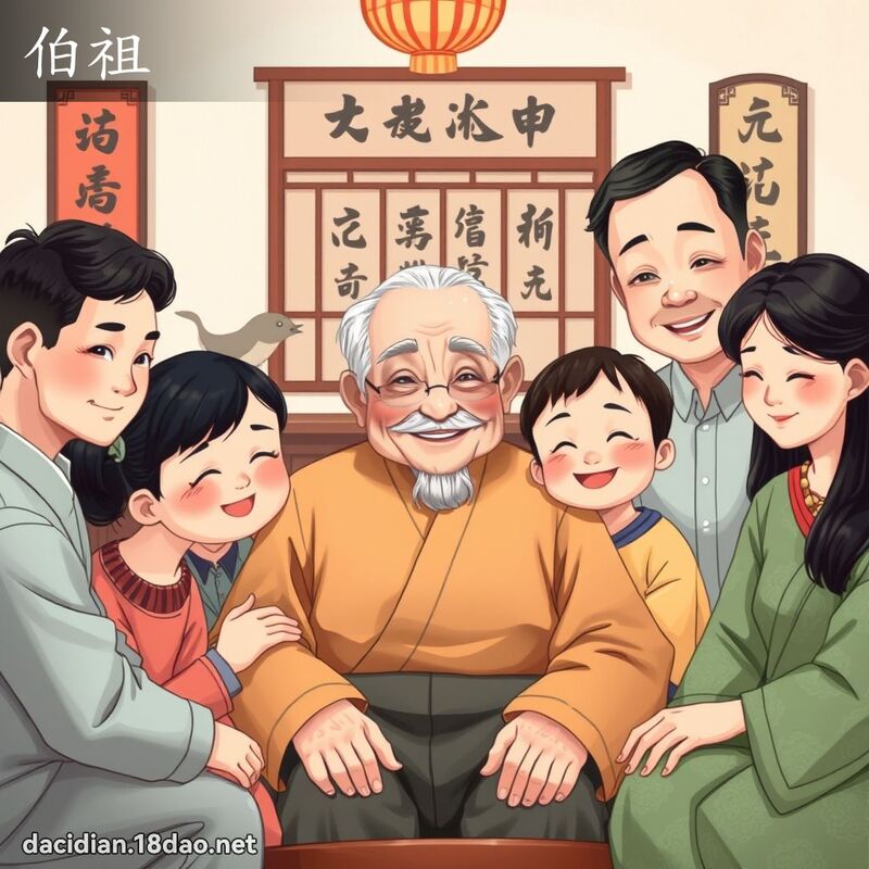 伯祖 - 國語大辭典配圖