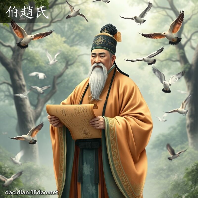 伯趙氏 - 國語大辭典配圖