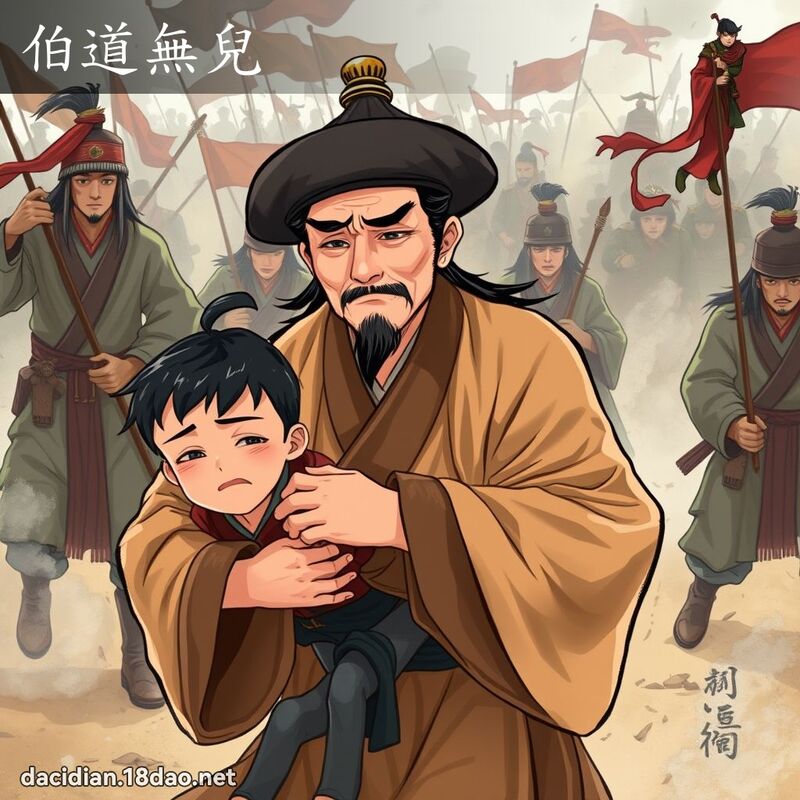 伯道无儿 - 国语大辞典配图