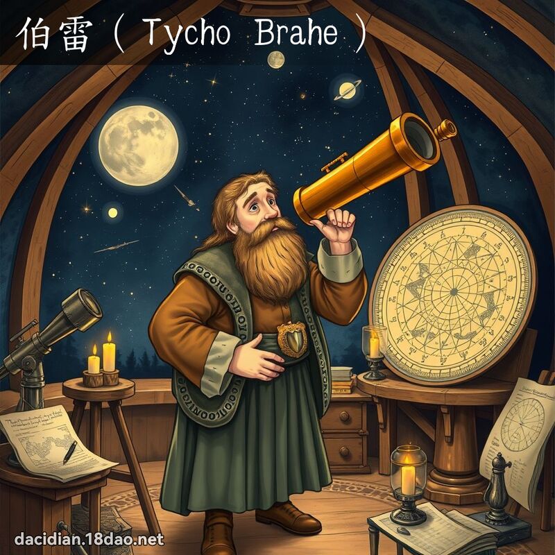 伯雷（Tycho Brahe） - 國語大辭典配圖