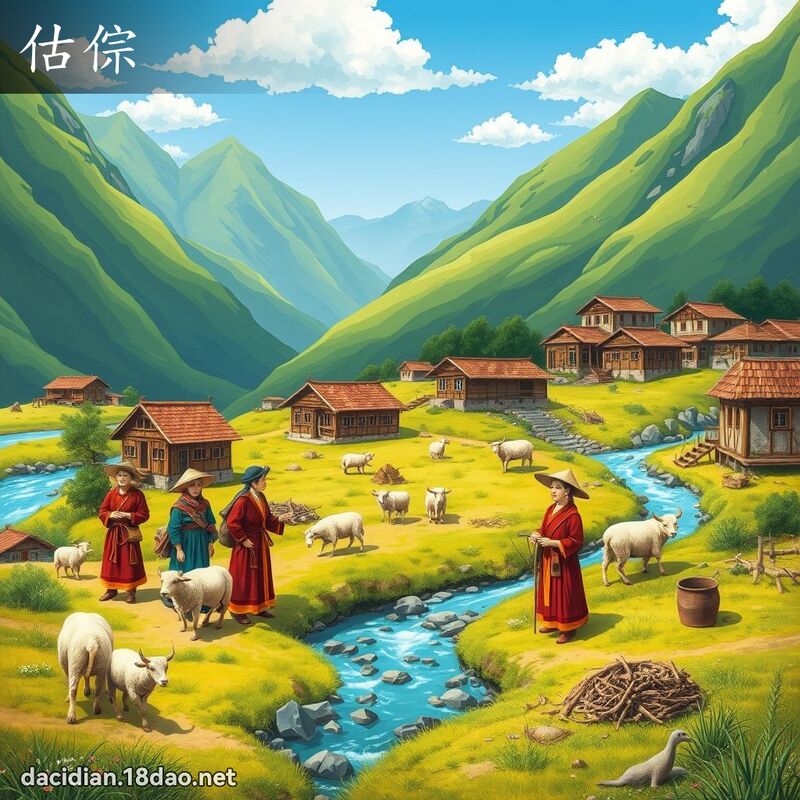 估倧 - 国语大辞典配图