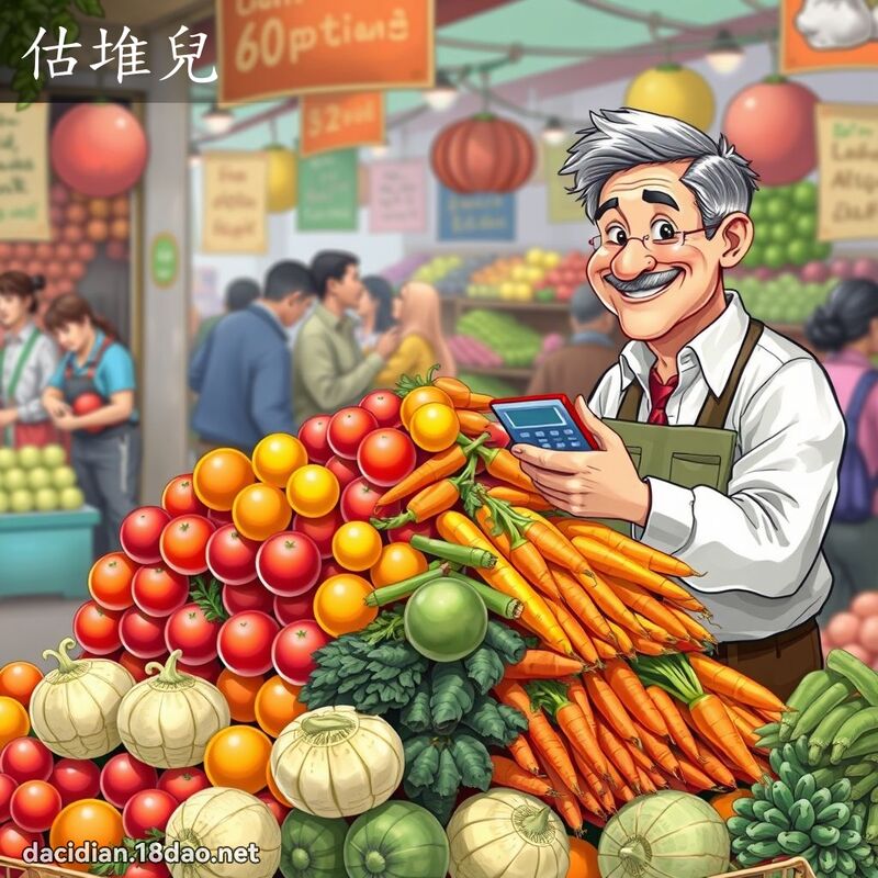 估堆兒 - 國語大辭典配圖