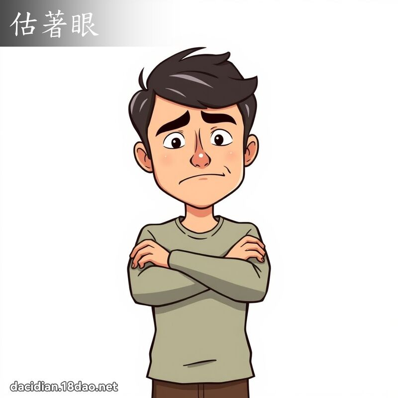 估著眼 - 国语大辞典配图