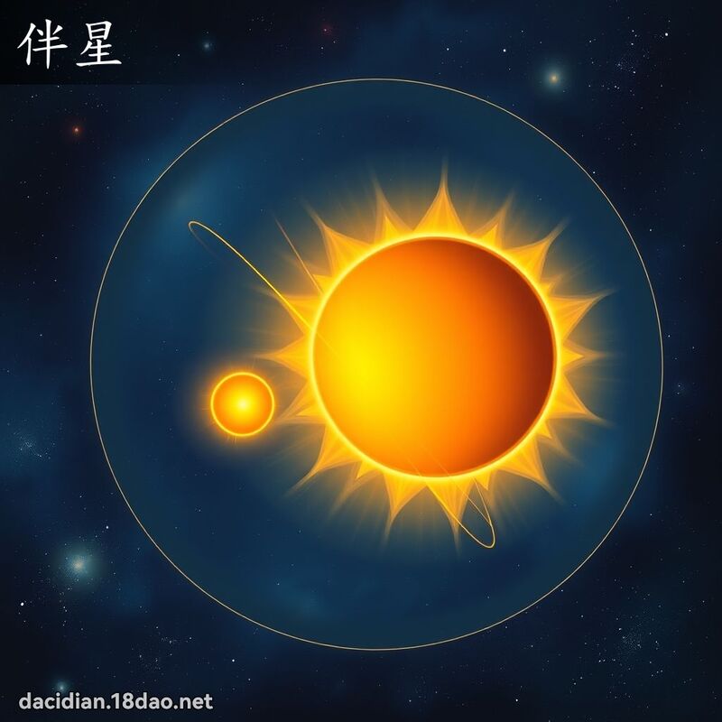 伴星 - 國語大辭典配圖