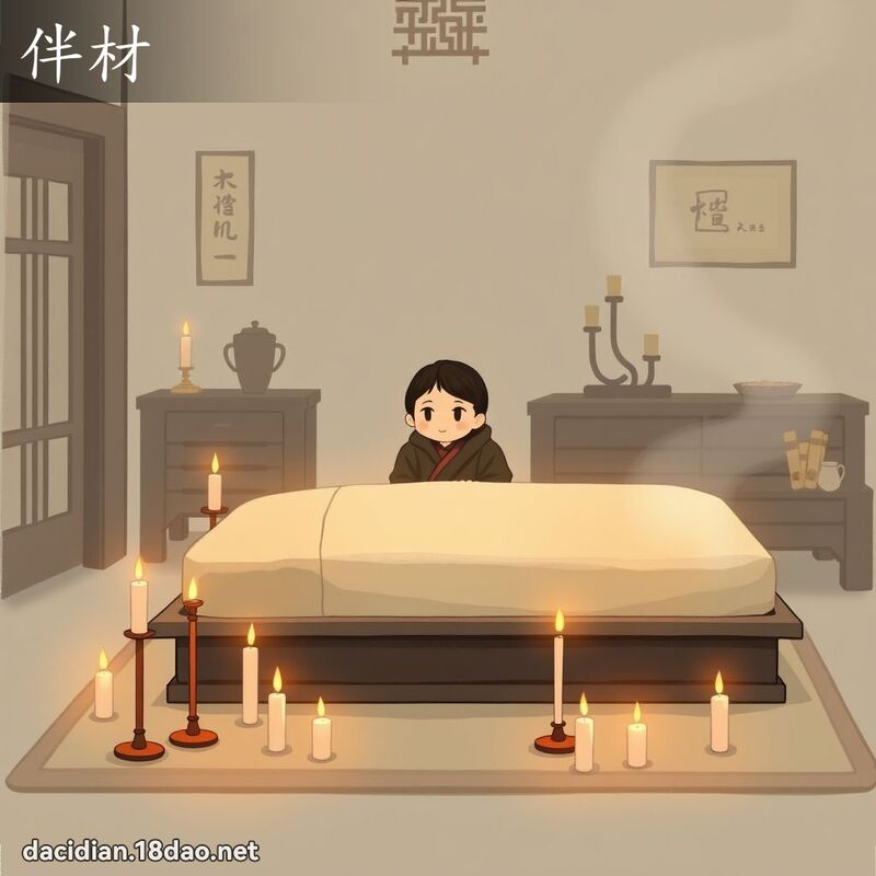 伴材 - 国语大辞典配图