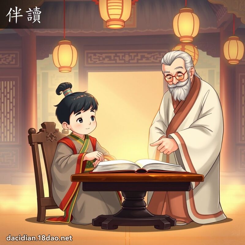伴读 - 国语大辞典配图