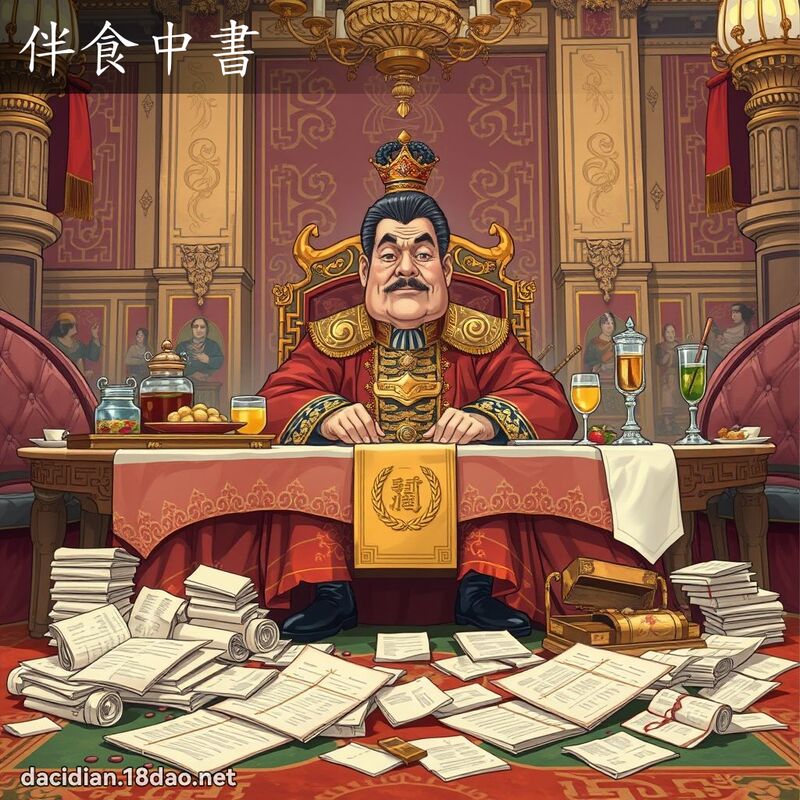 伴食中书 - 国语大辞典配图