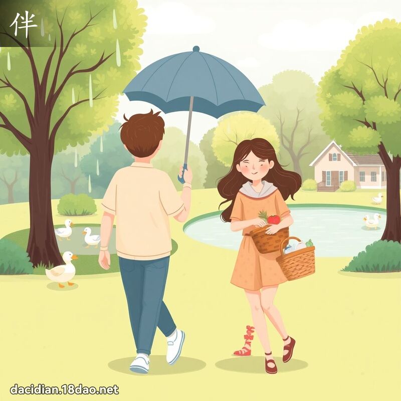 伴 - 國語大辭典配圖