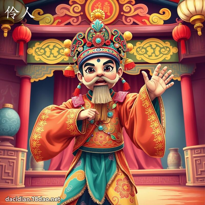 伶人 - 国语大辞典配图