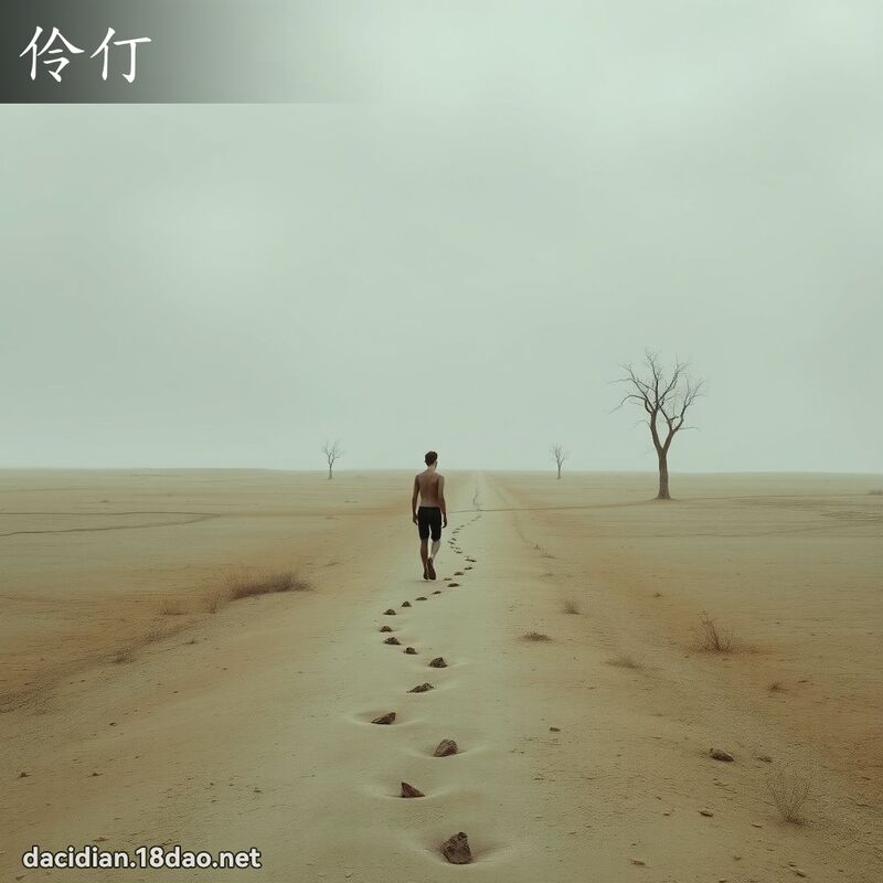 伶仃 - 国语大辞典配图
