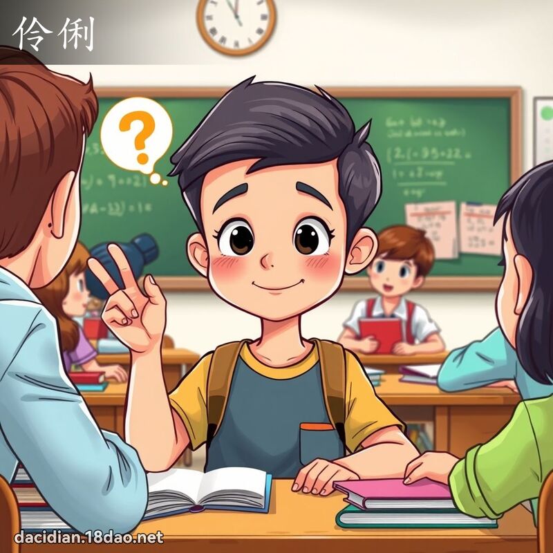 伶俐 - 國語大辭典配圖