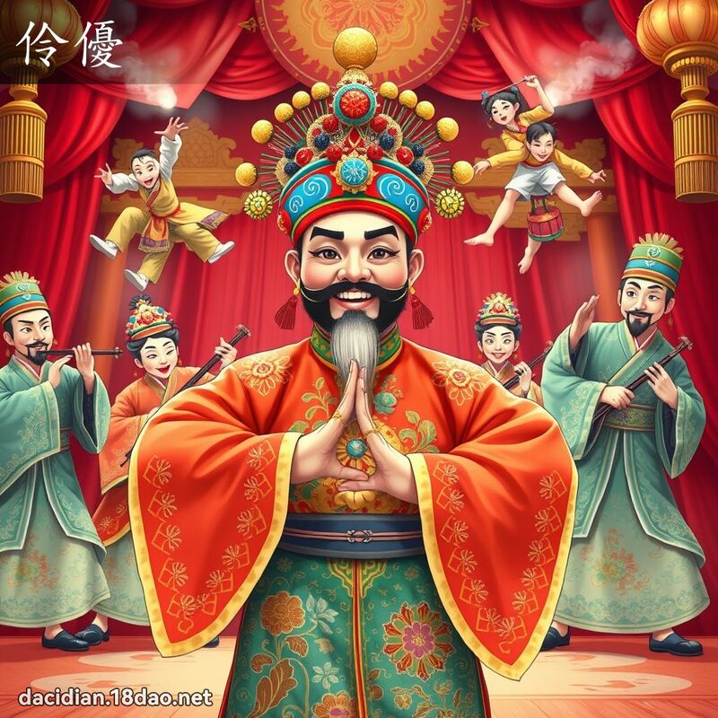 伶優 - 國語大辭典配圖
