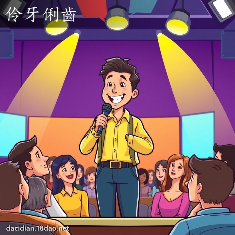 伶牙俐齒 - 國語大辭典配圖