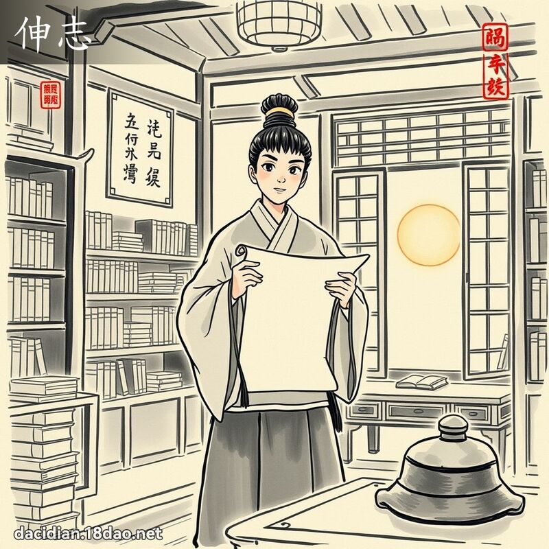 伸志 - 国语大辞典配图