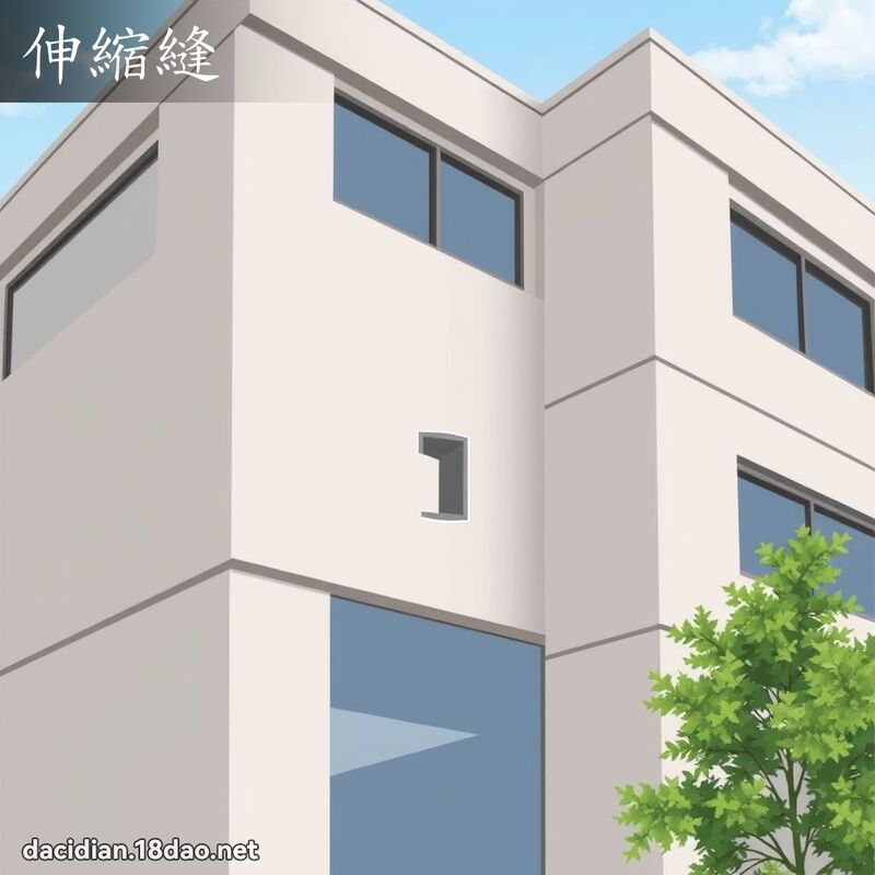 伸缩缝 - 国语大辞典配图