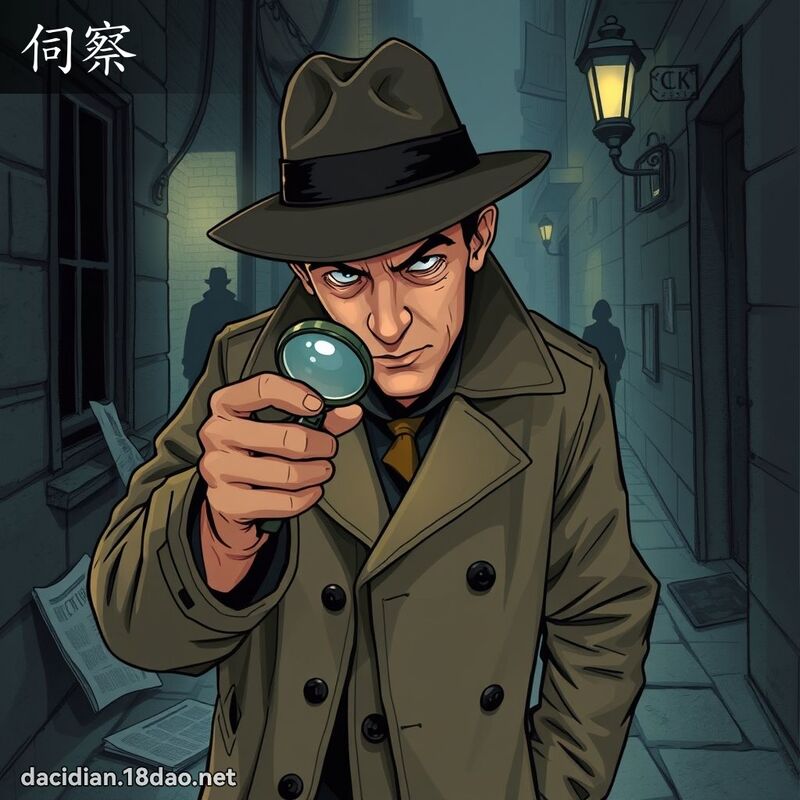 伺察 - 國語大辭典配圖