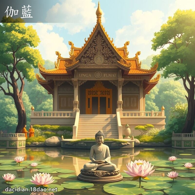 伽蓝 - 国语大辞典配图