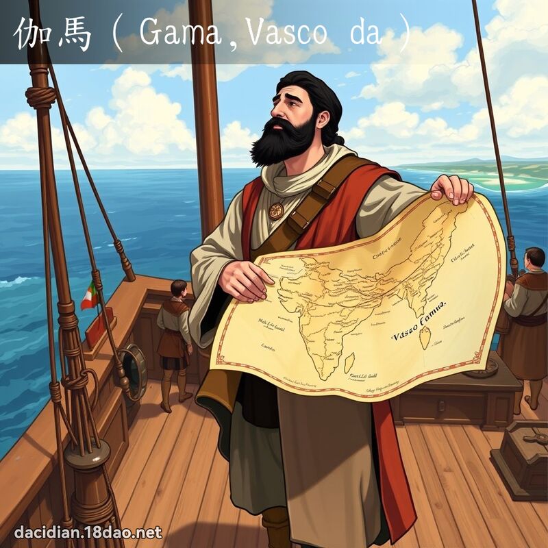 伽马（Gama,Vasco da） - 国语大辞典配图