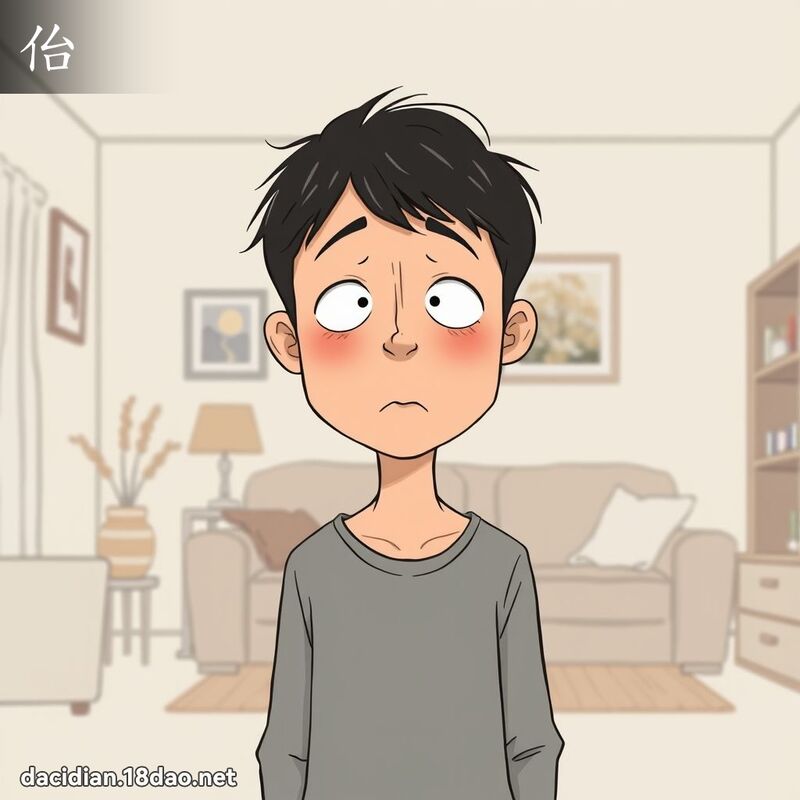 佁 - 國語大辭典配圖