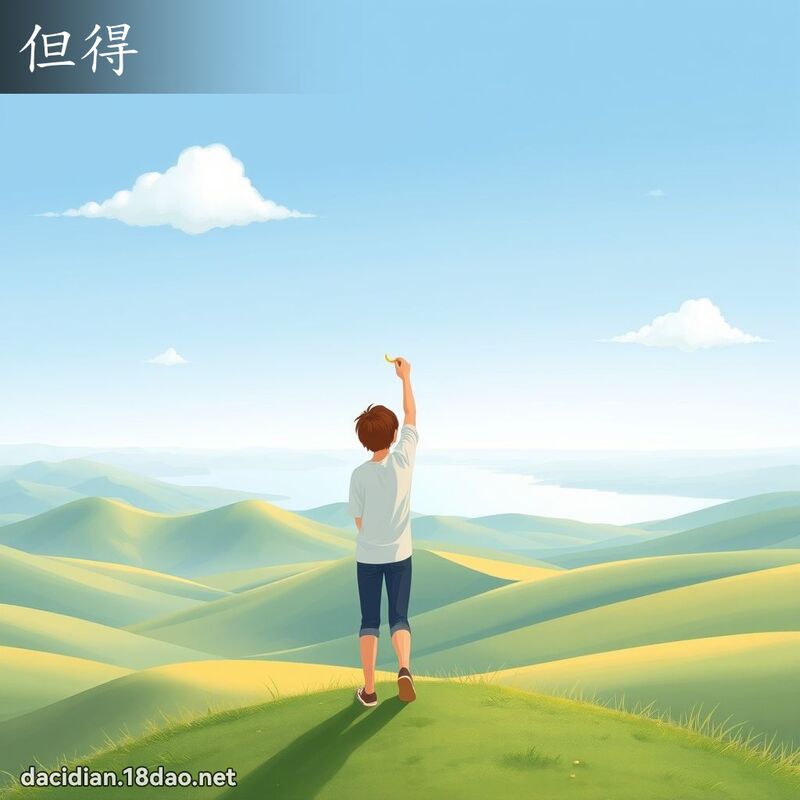 但得 - 國語大辭典配圖