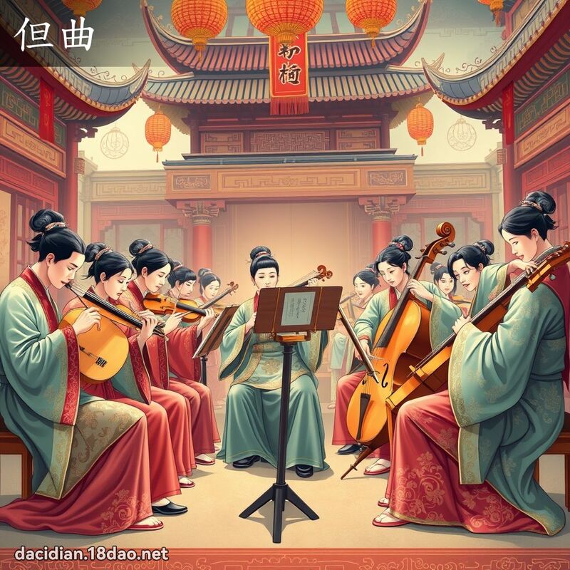 但曲 - 国语大辞典配图