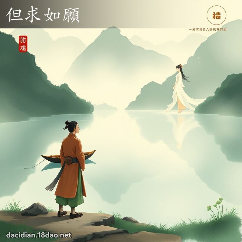 但求如愿 - 国语大辞典配图