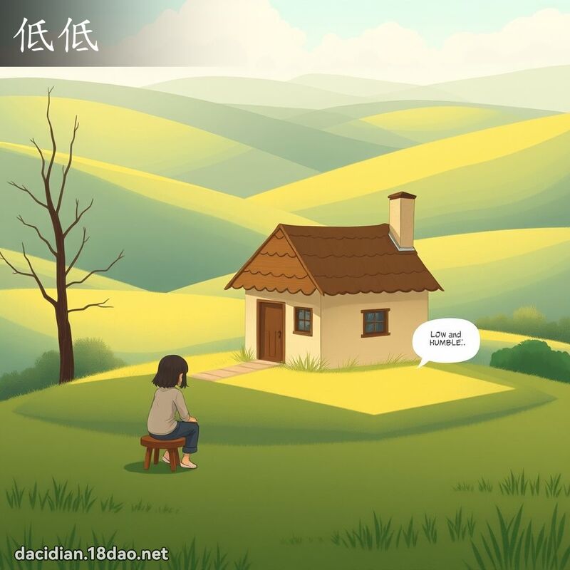 低低 - 國語大辭典配圖