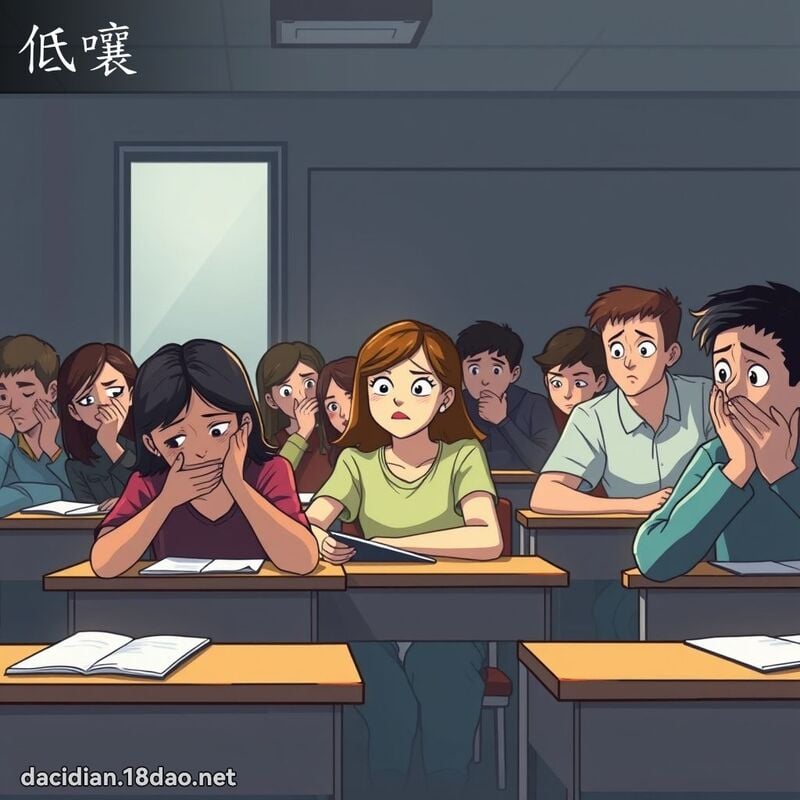 低嚷 - 国语大辞典配图
