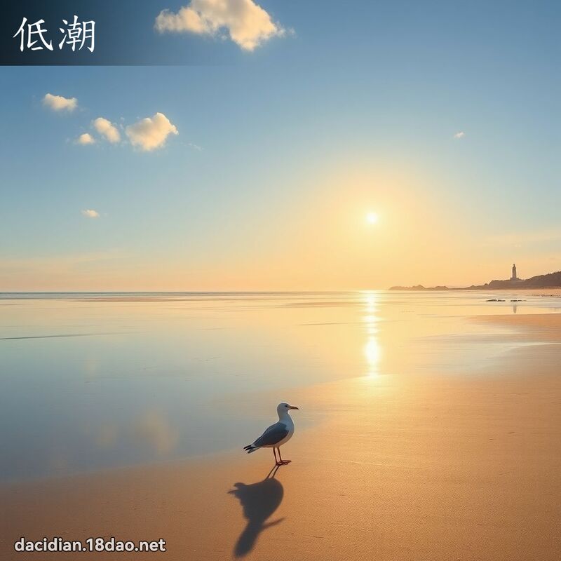 低潮 - 國語大辭典配圖