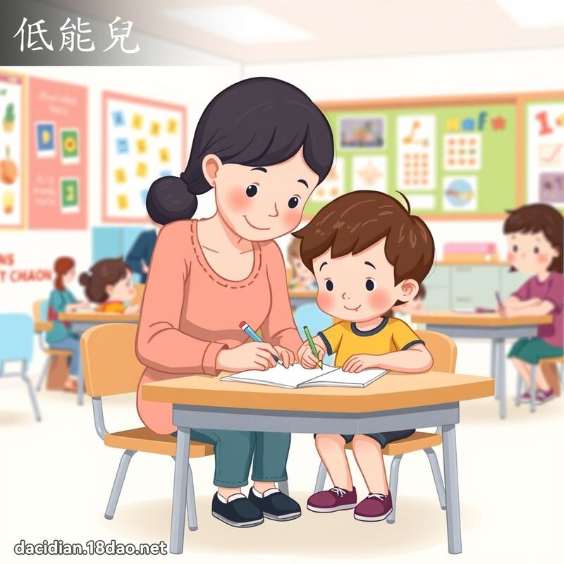 低能兒 - 國語大辭典配圖
