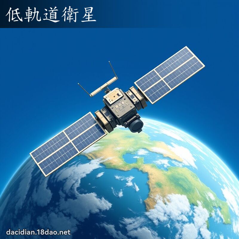 低轨道卫星 - 国语大辞典配图