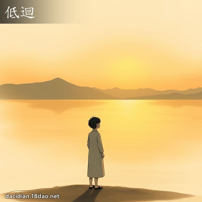 低迴 - 國語大辭典配圖