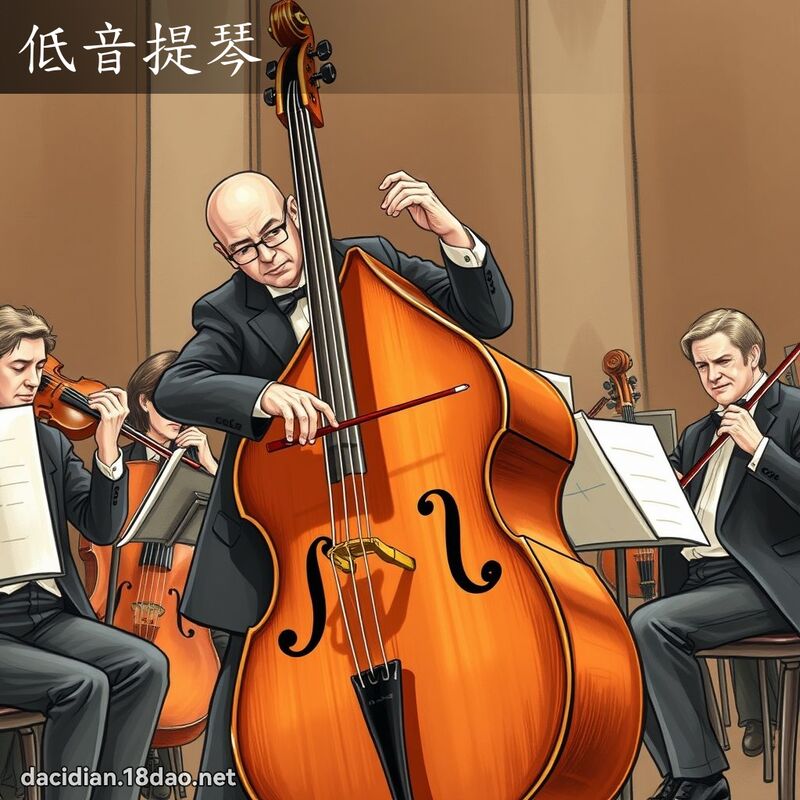 低音提琴 - 國語大辭典配圖
