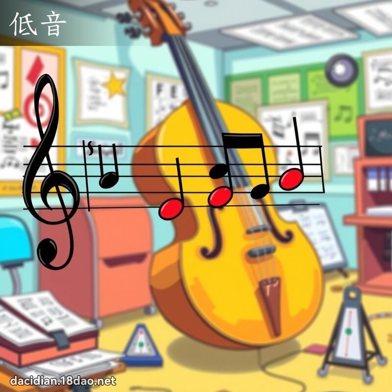 低音 - 国语大辞典配图