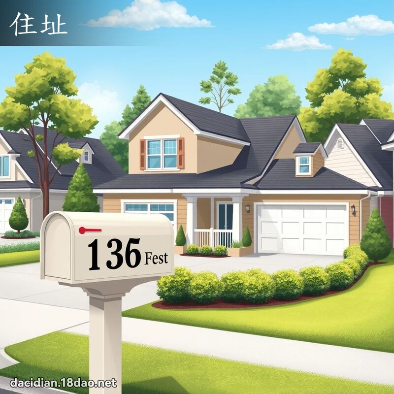 住址 - 国语大辞典配图