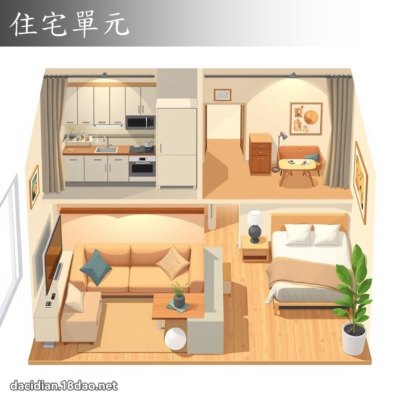 住宅單元 - 國語大辭典配圖